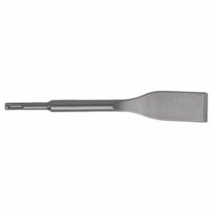 bosch hs1465 1-1/2 in. x 10 in. tile chisel sds-plus bulldog xtreme hammer steel ideal for removing tiles, smaller grout joints