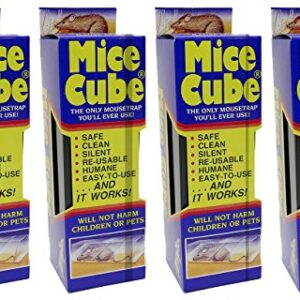 Mice Cube Reusable Humane Mouse Trap 4 Pack