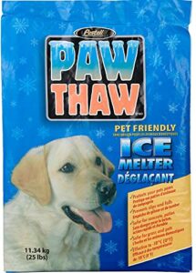 pestell 683051 paw thaw ice melt for pets, 25-pound bag