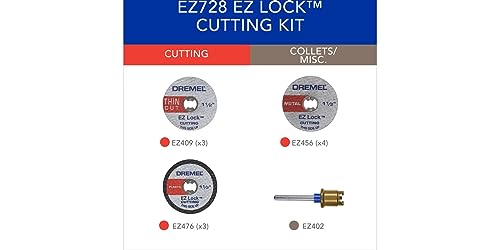 Dremel EZ409 1-1/2-Inch EZ Lock Thin Cut, Silver