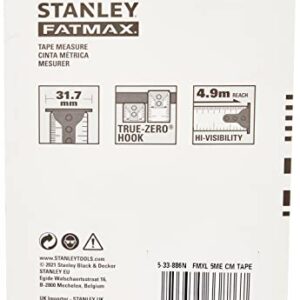 Stanley FatMax Xtreme 5m/16ft Tape Measure, 5-33-886