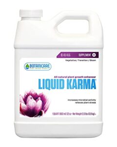 botanicare liquid karma, supplemental nutrient, 0.1-0.1-0.5, 1 qt.