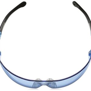 Radians Light Blue Safety Glasses, Scratch-Resistant, Wraparound