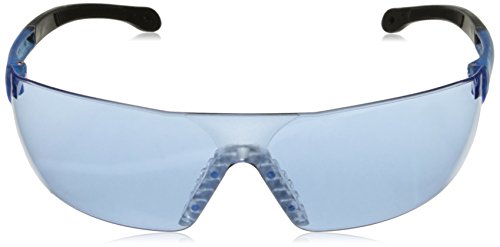 Radians Light Blue Safety Glasses, Scratch-Resistant, Wraparound