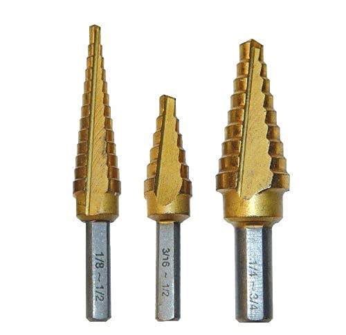 Astro 9445 Titanium Step Drill Bit Set