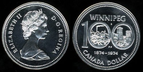 Winnipeg Manitoba Canada Silver Dollar Royal Canada Mint