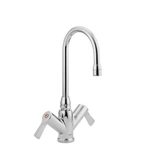 moen 8113 commercial m-dura two-handle laboratory faucet 2.2 gpm, chrome, 0.375