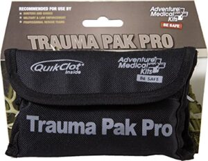 adventure medical kits trauma pak pro with quikclot & tourniquet