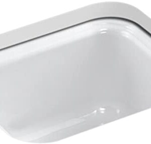 KOHLER K-6589-U-0 Northland Undercounter Entertainment Sink, White