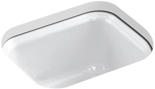 KOHLER K-6589-U-0 Northland Undercounter Entertainment Sink, White