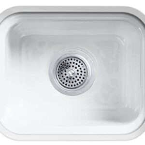 KOHLER K-6589-U-0 Northland Undercounter Entertainment Sink, White