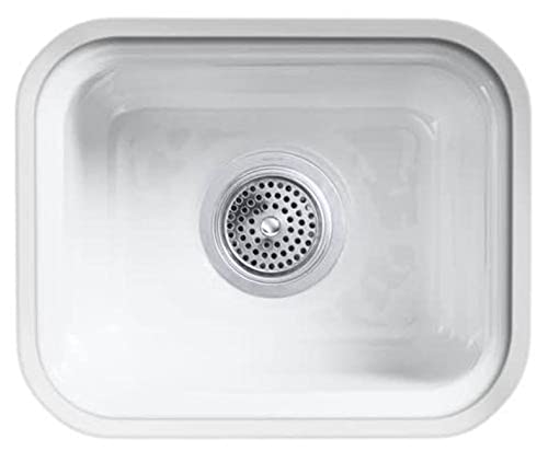 KOHLER K-6589-U-0 Northland Undercounter Entertainment Sink, White