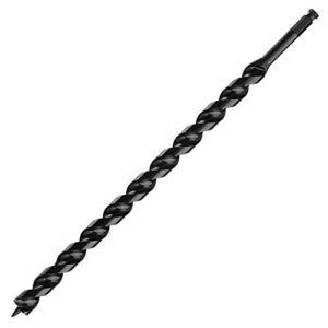 ideal electrical 35-824 nailbiter™ 18 in. ship auger – 13/16 in. drill bit w/ dual-helix head, 60 deg. angled design