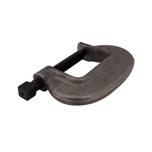 wilton 5 f.c. brute force c-clamp, 5-3/8" jaw opening, 3-1/8" throat (14563) gray