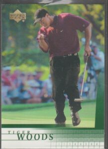 upper deck 2001 golf # 1 tiger woods - rc - rookie card