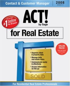 act! by sage for real estate 2008 (10.0) 5-user pack