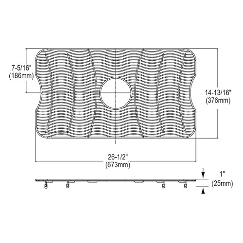 Elkay LKWBG2816SS Stainless Steel Bottom Grid