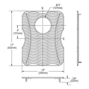 Elkay LKWOBG1418SS Stainless Steel Bottom Grid