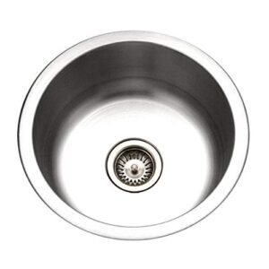 houzer cf-1830-1 club series undermount round bar/prep sink