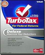 turbotax 2007 deluxe for federal returns