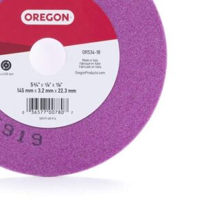 Oregon OR534-18A Grinding Wheel, 5-3/4-Inch by 1/8-Inch,Purple