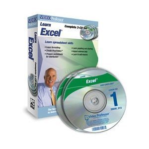 video professor's learn excel 3-cd tutorial -2002, 2003 and 2007