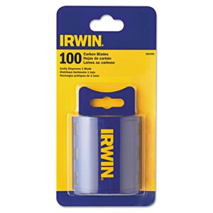 irwin 2083200 utility knife traditional replacement blades, 100 pack