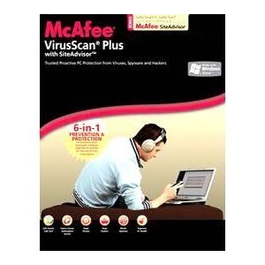 mcafee virus scan plus with siteadvisor