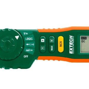 Extech 381676A Pen MultiMeter with Built-in NCV, Fully Loaded Pen-style Meter with 9 Functions, Auto/Manual Ranging Pen-style Multimeter, Large 2000 Count High Contrast LCD Display, green