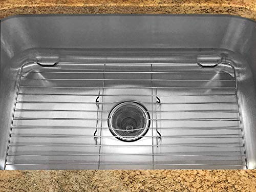 Better Houseware Extra Large Sink Protector Grid, Stainless Steel (24-1/8” x 12-5/8” x 1)