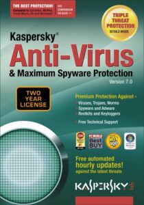 kaspersky anti-virus 7.0 2yr