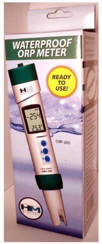 HM Digital ORP-200 Waterproof ORP Meter, -999 to +1000 mV ORP Range, 1 mV Resolution, +/- 0.5% Readout Accuracy