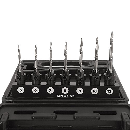 22 Piece Taper Drill BIT Set by PEACHTREE WOODWORKING PW924