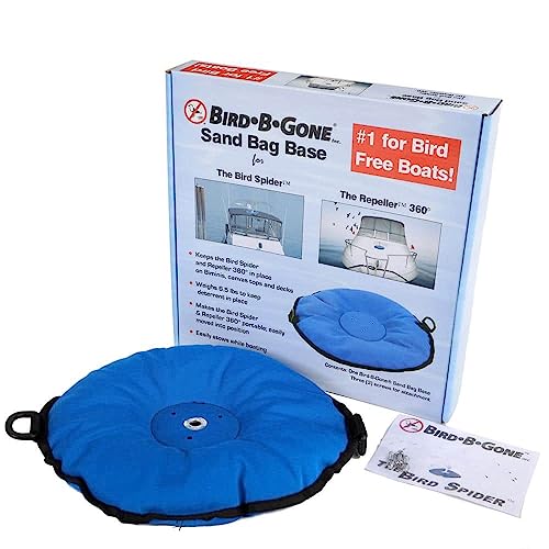 Bird B Gone BSBB-SB Repeller 360 Bird Repellent Base, White