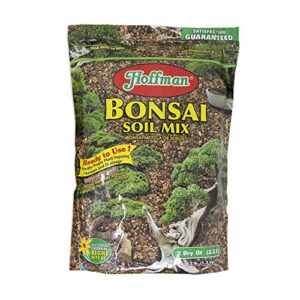 hoffman 10708 bonsai soil mix, 2 quarts, brown/a