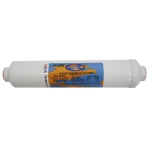 omnipure k2567-kk t33 gac & kdf-55 inline water filter cartridge