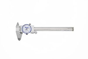 fowler 52-008-706-0, premium dial caliper with 0-6" measuring range (white)