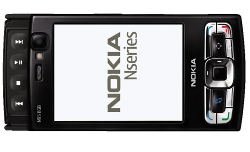 Nokia N95-4 8 GB Unlocked Phone with 5 MP Camera, 3G, Wi-Fi, GPS, and Media Player--U.S. Version with Warranty (Black)