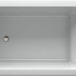 Kohler K-7272-BN Clearflo Slotted Overflow Bath Drain, Vibrant Brushed Nickel, 4.5 pounds