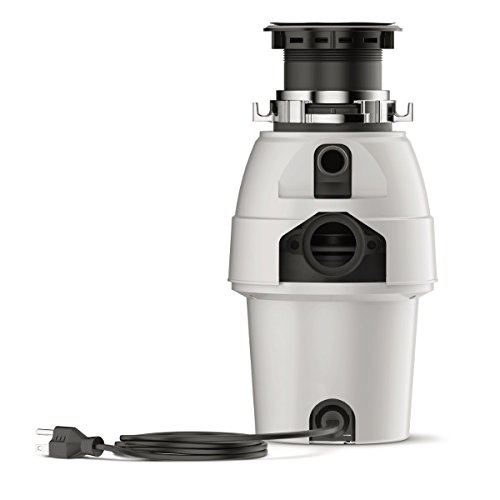 Waste King L-2600 Legend Series 1/2 HP Continuous Feed Garbage Disposal with Power Cord, Waste Disposer for Kitchen Sink