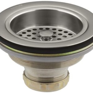 KOHLER K-8799-VS Duostrainer Sink Strainer, 1.5, Vibrant Stainless