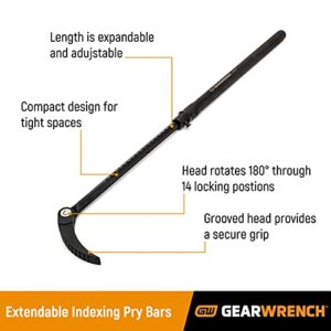 GEARWRENCH 33" Extendable Indexing Pry Bar - 82220