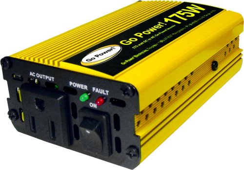 Go Power! GP-175 175-Watt Modified Sine Wave Inverter , Yellow