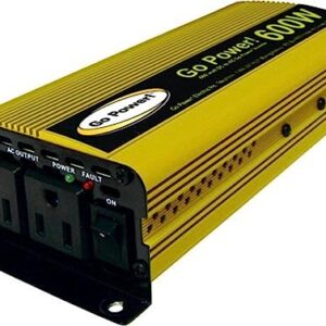 Go Power! GP-600 600-Watt Modified Sine Wave Inverter , Yellow