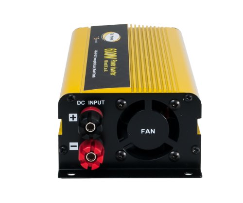 Go Power! GP-600 600-Watt Modified Sine Wave Inverter , Yellow