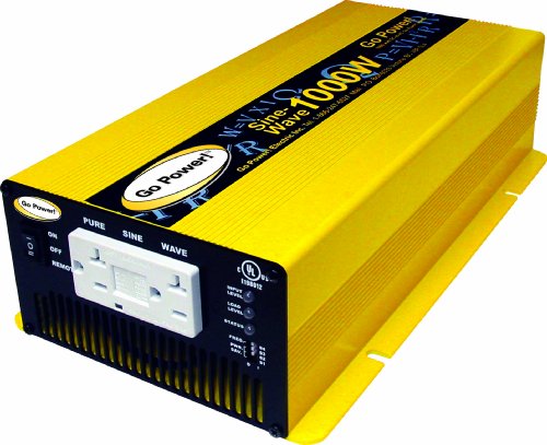 Go Power! GP-SW1000-12 1000-Watt Pure Sine Wave Inverter