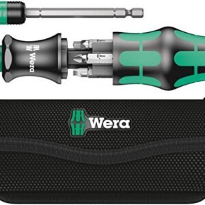 Wera - 5051025001 KK 26 7-In-1 Bitholding Screwdriver with Removable Bayonet Blade (SL/PH/SQ) Silver