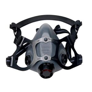north honeywell 550030m 5500 series low maintenance half mask respirators, medium, 1' x 1' x 1' size