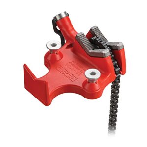 RIDGID 40215 Model BC810 Top Screw Bench Chain Vise, Bench Vise for 1/2" to 8" Pipe and Tubing