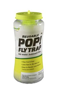 rescue! pop! fly trap – large reusable fly trap for outdoor use